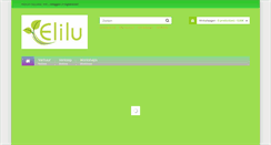 Desktop Screenshot of elilu.be